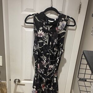 Reitmans Black Floral Maxi Dress
